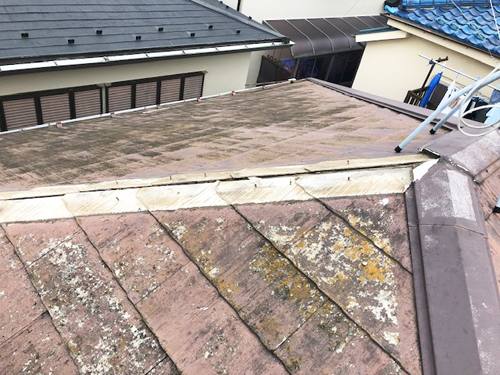 屋根カバー工法前